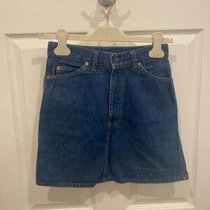 Reformation re-worked Levi’s denim miniskirt